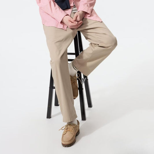 Uniqlo Stretch Easy Ankle Pants - Beige