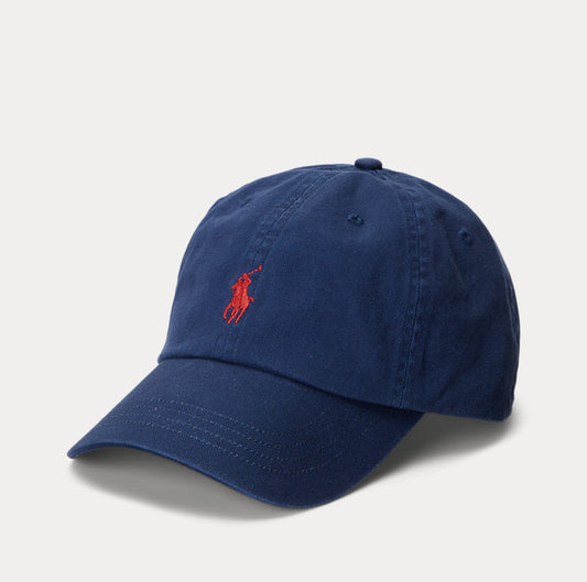 Polo Ralph Lauren Cap - Blue With Red Logo