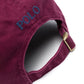 Ralph Lauren polo baseball with horse logo, burgundy blue color,
