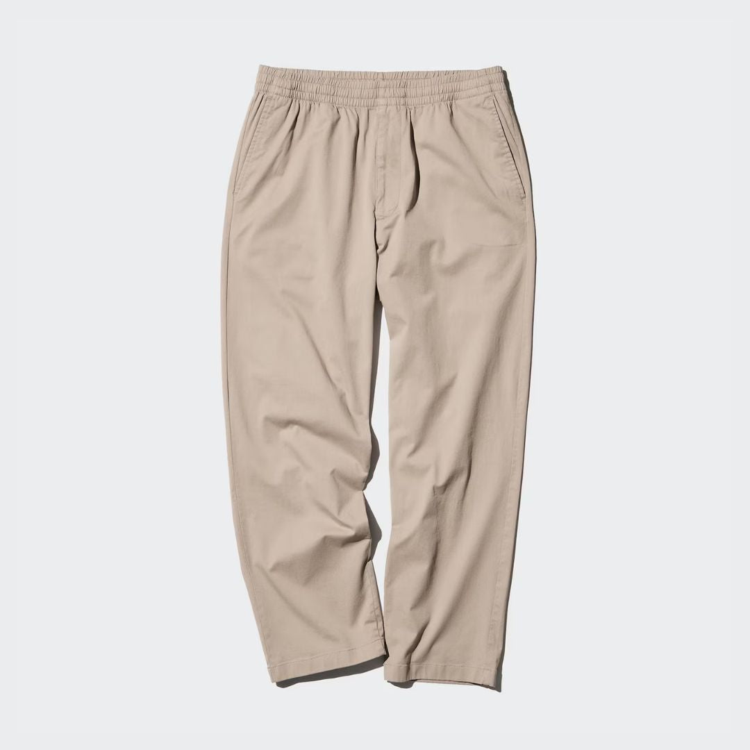 Uniqlo Stretch Easy Ankle Pants - Beige
