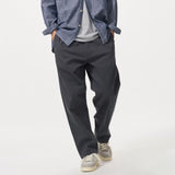 Uniqlo Stretch Easy Ankle Pants - Dark Grey