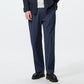 Uniqlo Stretch Easy Ankle Pants | Seersucker - Navy