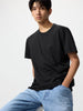 Uniqlo Supima Cotton Crew Neck Short Sleeve T-Shirt - Black