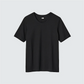 Uniqlo Supima Cotton Crew Neck Short Sleeve T-Shirt - Black