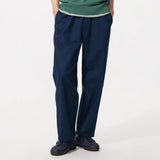 Uniqlo Men's Linen Blend Easy Trousers - Navy